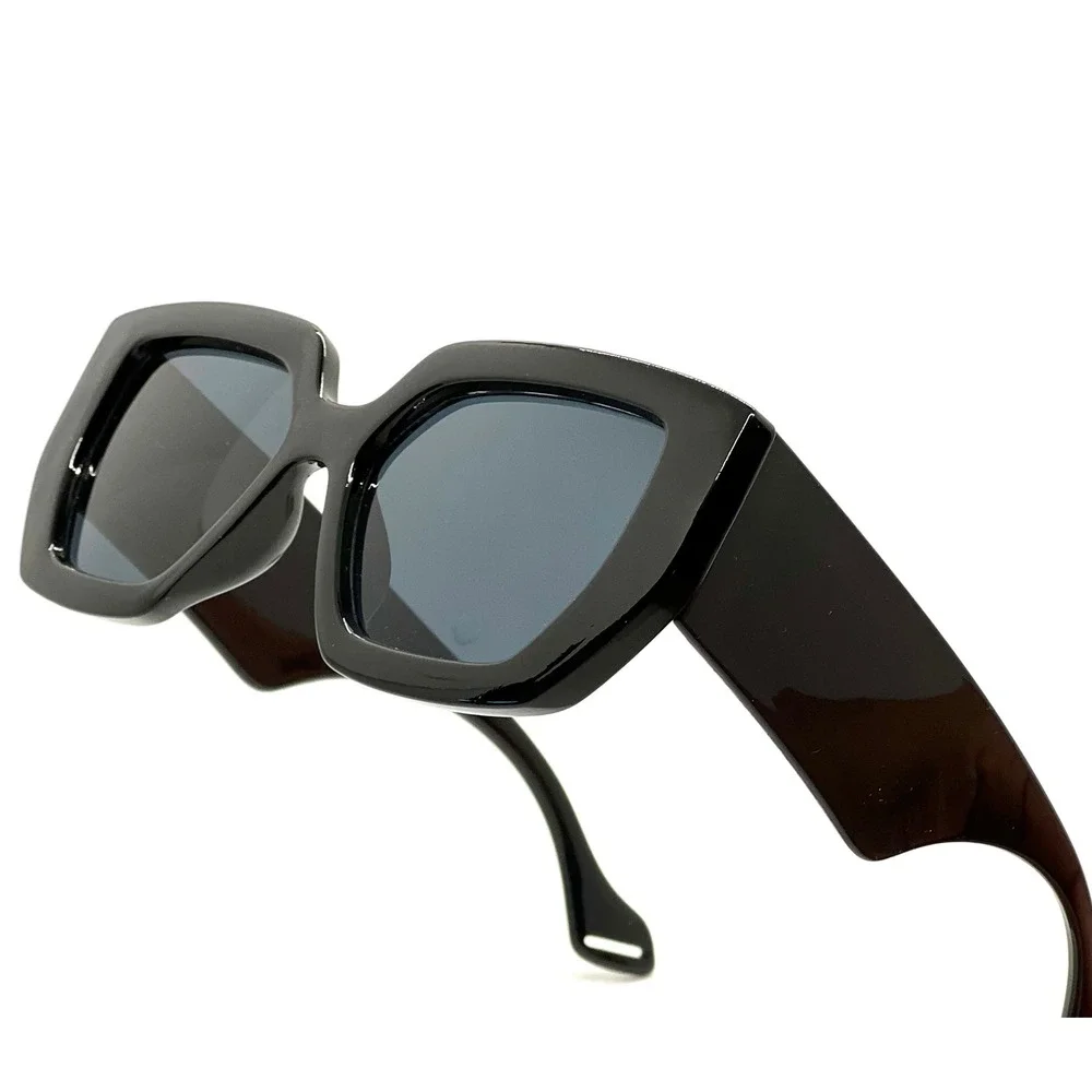 Oversized Black Square Sunglasses Men's Fashion Eyeglasses Hip‎ Hop Cholo Rapper